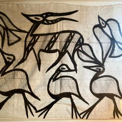 A804 Vintage Senufo Tapestry On Mud Cloth