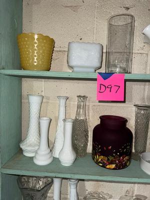 Sale Photo Thumbnail #586: D97-vases and glassware
