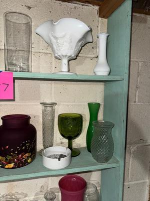 Sale Photo Thumbnail #587: D97-vases and glassware