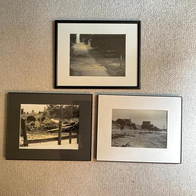 A806 Donald Fleming Set Of Three Saltaire, NY. Photographs