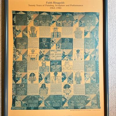 A807 Faith Ringgold (1930-2024) 1963 To 1983 20 Year Poster