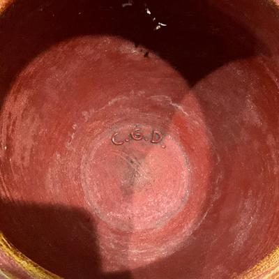 L819 Mexican Style Composite Painted Pots