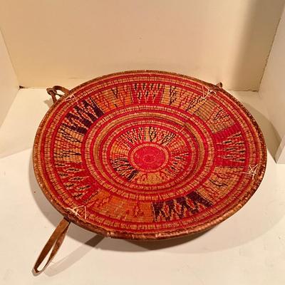 L820 Vintage Ethiopian African Harari Basket