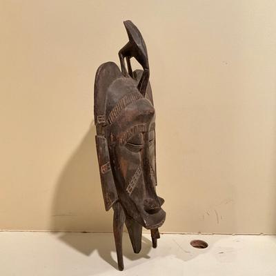 L822 Senufo Kpeliye'e Face Mask From Cote D'lvoire