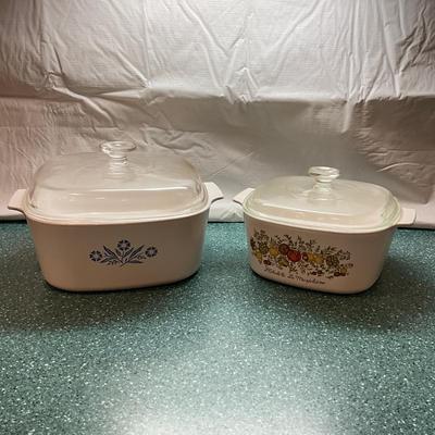 K842 Cornflower & Spice Of Life Corningware
