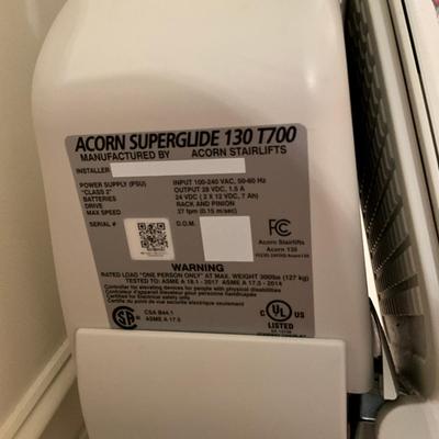 D857 Acorn Superglide 130 T700 Stair Lift