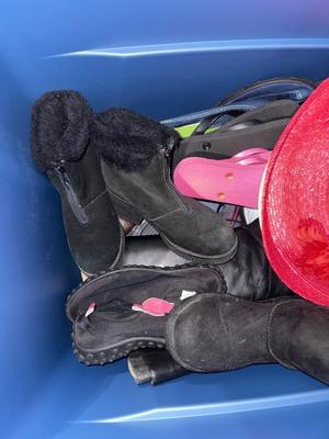 Sale Photo Thumbnail #686: D70-Tote with shoes, hats, boots