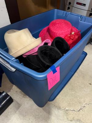 Sale Photo Thumbnail #687: D70-Tote with shoes, hats, boots