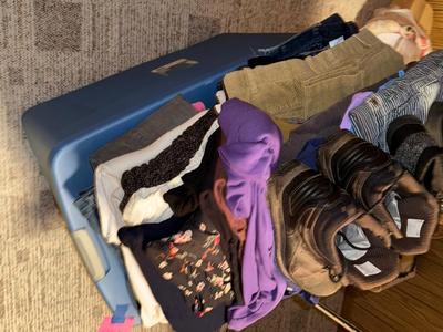 Sale Photo Thumbnail #740: D56-large clothing lot