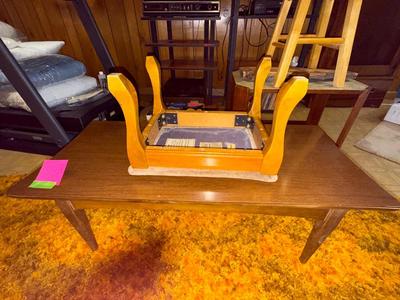 Sale Photo Thumbnail #796: D38-Coffee table and footstool