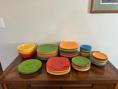 FIESTAWARE PLATES AND BOWLS