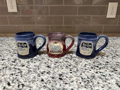 POTTERY SOUVENIR MUGS
