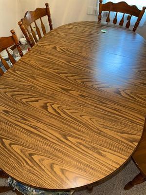 Sale Photo Thumbnail #949: M63-dining room table and chairs