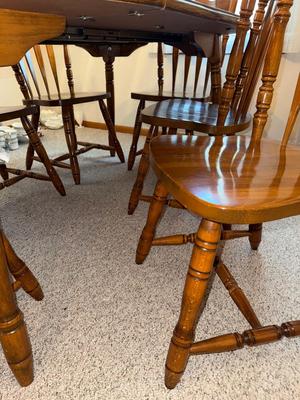 Sale Photo Thumbnail #948: M63-dining room table and chairs