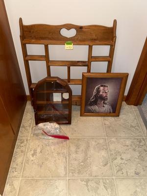 Sale Photo Thumbnail #983: M52-Shelves/picture of Jesus