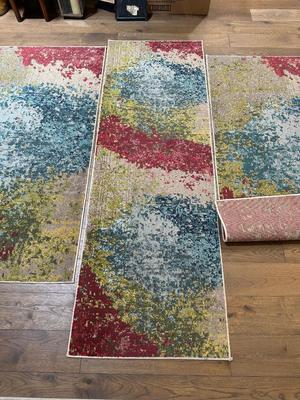 SET OF 4 AREA RUGS