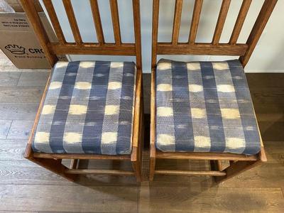 TWO SOUTHWEST BAR CHAIRS