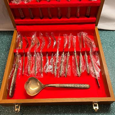 K871 S.Samron Thailand Co. Bronze/Stainless Steel Flatware Set