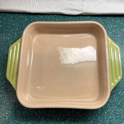 K882 Le Cruset Green Baking Pan With Handler