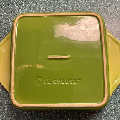 K882 Le Cruset Green Baking Pan With Handler