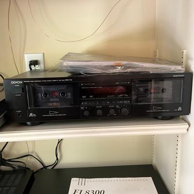 L889 Denon DRW-750 Precision Audio Component Stereo Double - Cassette Tape Deck