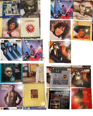 L893 Large Lot Of Various Jazz Records Herbie Hancock, John Lee Hooker