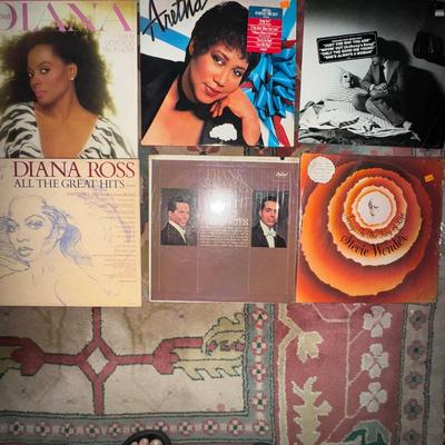L894 Large Lot Of Hit Bands Vinyl Albums: Marvin Gaye, B.B.King, Whitney Houston and more