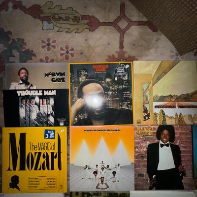 L894 Large Lot Of Hit Bands Vinyl Albums: Marvin Gaye, B.B.King, Whitney Houston and more