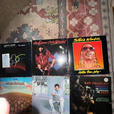 L894 Large Lot Of Hit Bands Vinyl Albums: Marvin Gaye, B.B.King, Whitney Houston and more