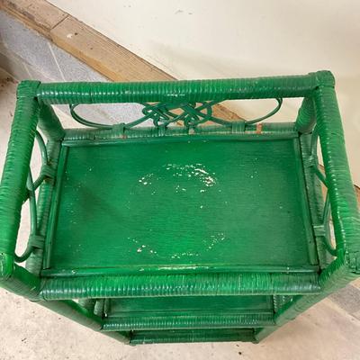 G933 Painted Three Tier Stand and Wall Shelf