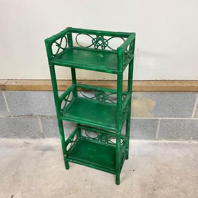 G933 Painted Three Tier Stand and Wall Shelf