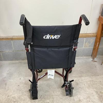 G935 Drive TM Red Alluminum Transport Chair