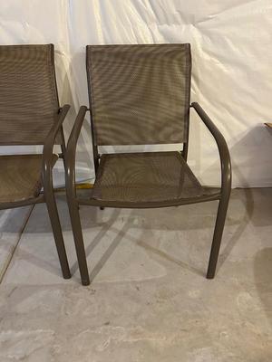 2 PATIO CHAIRS