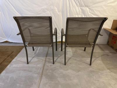 2 PATIO CHAIRS
