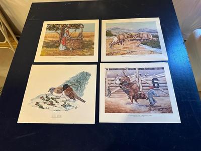 4 CALENDAR PRINTS