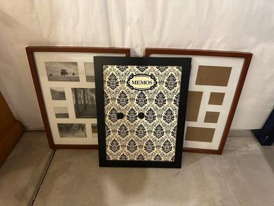 COLLAGE FRAMES AND MAGNET BOARD