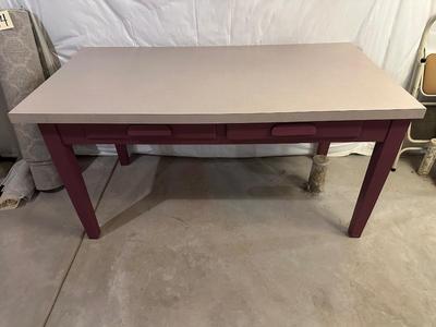 LARGE CRAFTING TABLE WITH DRAWERS