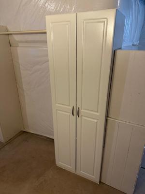 STORAGE OPTIONS, SINGLE AND DOUBLE WITH CLOTHES ROD