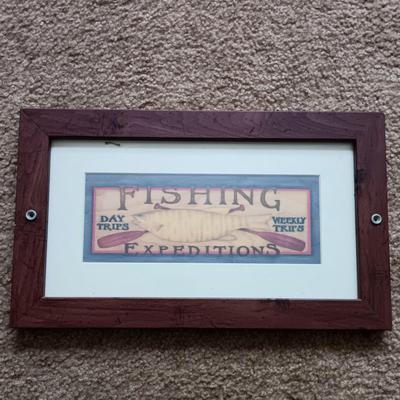 LOT 155: Fishing for Fun - Billy the Big Mouth Bass, Sign, Wall Art, Barometer and More