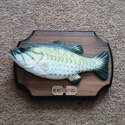LOT 155: Fishing for Fun - Billy the Big Mouth Bass, Sign, Wall Art, Barometer and More