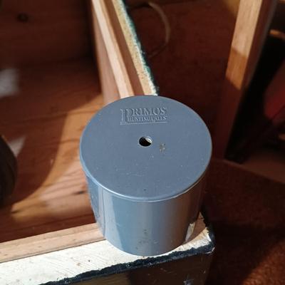 LOT 163: Wooden Storage Box Full of Rubber Duck Decoys and More