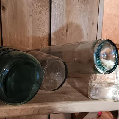 LOT 165: Vintage Collection of Bottles, Jars & More