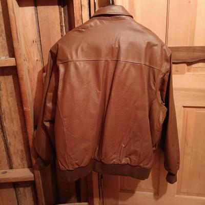 LOT 167: U.S, Army Air Force Jacket Flyers Leather Jacket Type A-2 Size 3xl