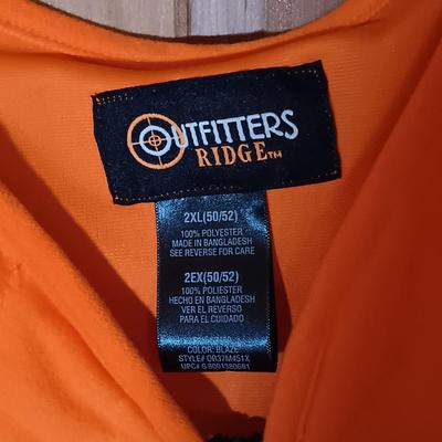 LOT 168: Trophy Club Orange Thermal Hunting Jacket with Detachable Hood and a Vest XXL