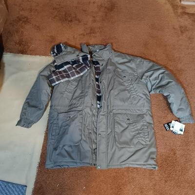 LOT 175: Field & Stream Jacket with Tags Size 2xl and Black Winter Jacket XL and Black Snow Pants XL