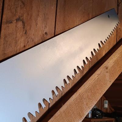 LOT 177: Vintage/Antique Large Tree Saw