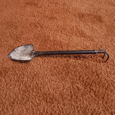 LOT 178: Vintage Tools - Ax, Saw and Small Shovel
