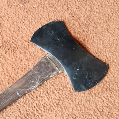 LOT 178: Vintage Tools - Ax, Saw and Small Shovel