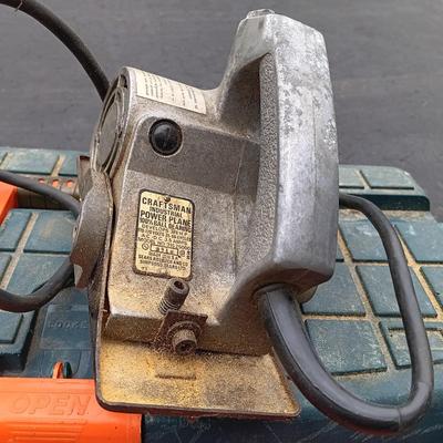 LOT 182: Porter-Cable Laminate Trimmer and Power Unit, and Tool Boxes with Tools and More