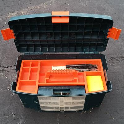 LOT 182: Porter-Cable Laminate Trimmer and Power Unit, and Tool Boxes with Tools and More